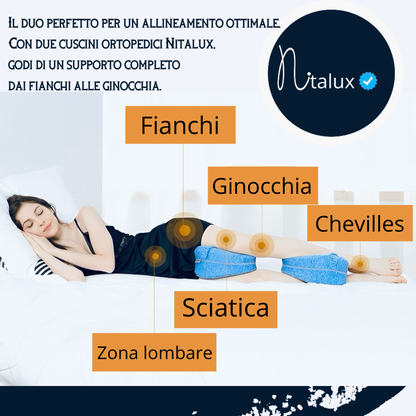 Cuscino Ortopedico per Ginocchia Nitalux
