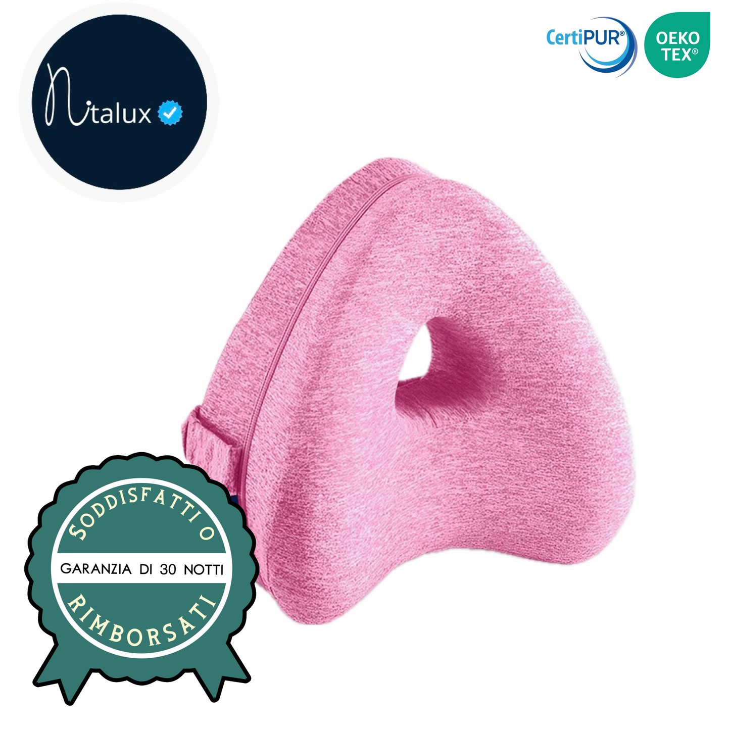 Cuscino Ortopedico per Ginocchia Nitalux