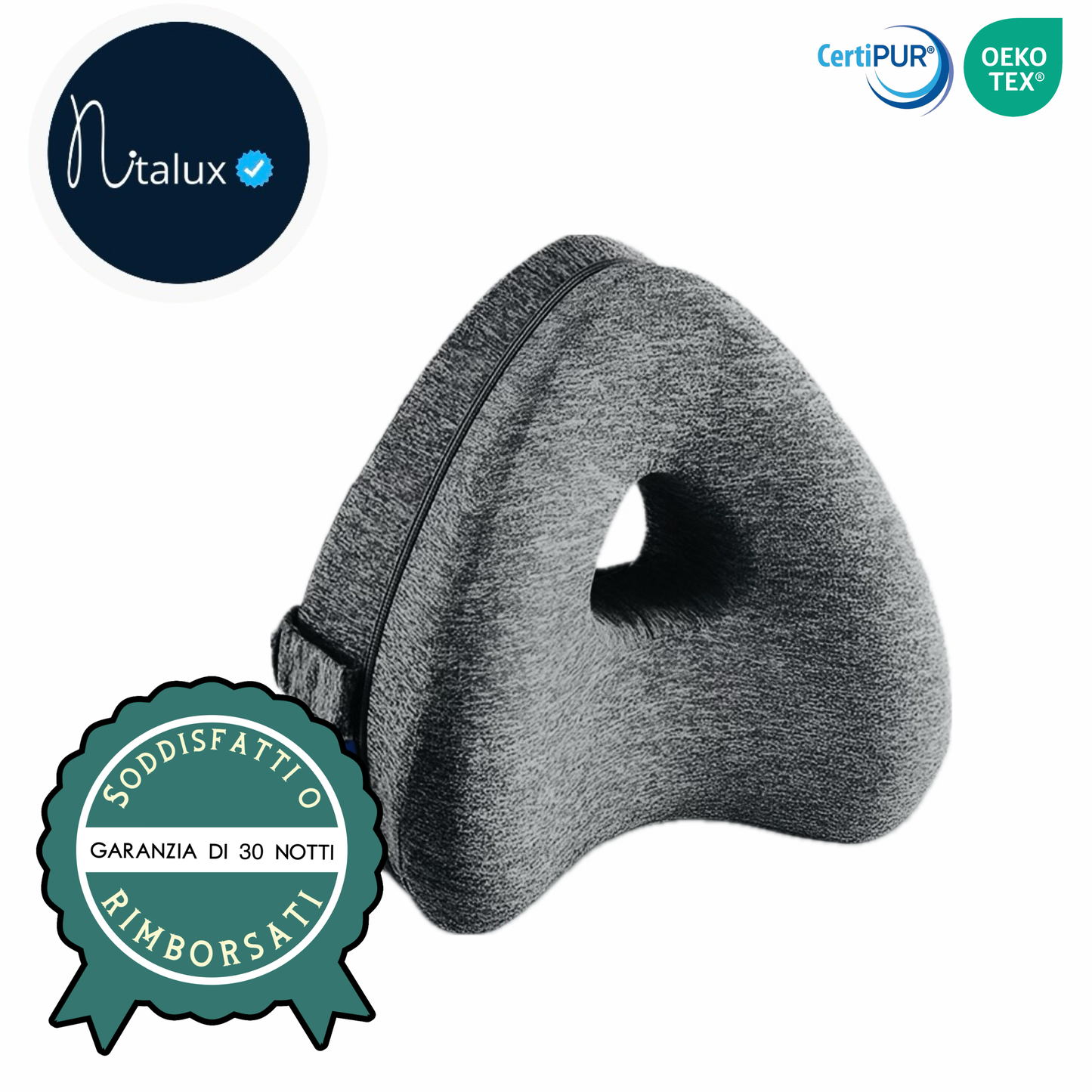 Cuscino Ortopedico per Ginocchia Nitalux